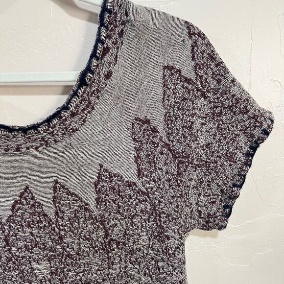 Free People Kilm Swing Fringe Knit Wool Blend Boho Top - Picture 5 of 7